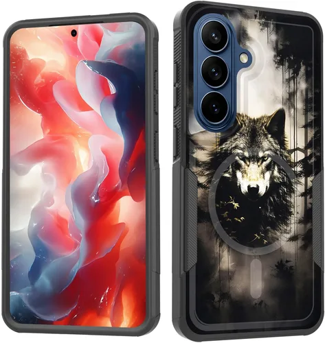 Miniatura 126 de Funda magnética para Galaxy A16 5G, [compatible con MagSafe] [protección contra caídas de grado militar] Funda resistente a prueba de golpes