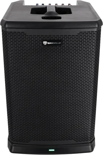 Miniatura 4 de Rockville Titan MIX12A 3200W Peak Sistema PA de columna alimentado de 12 pulgadas con subwoofer, mezclador de 8 canales, audio Bluetooth, DSP