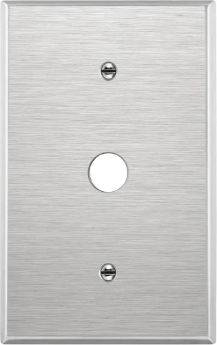 Miniatura 15 de ENERLITES Combinación de salida dúplex / receptáculo individual de 1.406 pulgadas, cubierta de placa de pared con orificio, tamaño estándar de 2