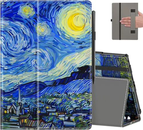 Miniatura 12 de COOWPS Funda para tableta Amazon Fire HD 10 (13ª/11ª generación, versión 2023/2021) de 10.1" – Funda plegable delgada con función de encendido