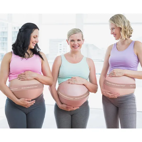Miniatura 7 de 2 Rollos de 2 Pulgadas x 150 Pies Cinta Métrica para Baby Shower Medición de Barriga Juego de Barriga Cinta Métrica de Papel para Barriga