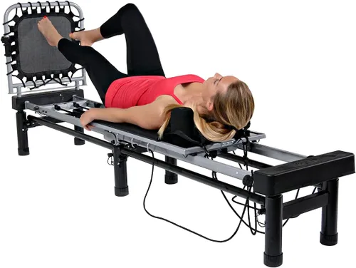 Miniatura 6 de Reformador AeroPilates - Máquina de entrenamiento de Pilates para gimnasio en casa - Reboteador de fitness cardiovascular - Capacidad