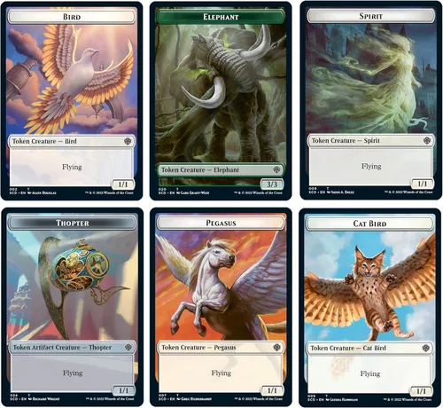 Miniatura 3 de Magic: The Gathering Baraja Starter Commander – First Flight (Blanco-Azul) Baraja Lista para Jugar para Principiantes y Fanáticos Edades 13+