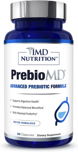 Miniatura 7 de 1MD Nutrition PreBioMD - Prebiótico con PreforPro® Apoya la digestión saludable y las bacterias beneficiosas