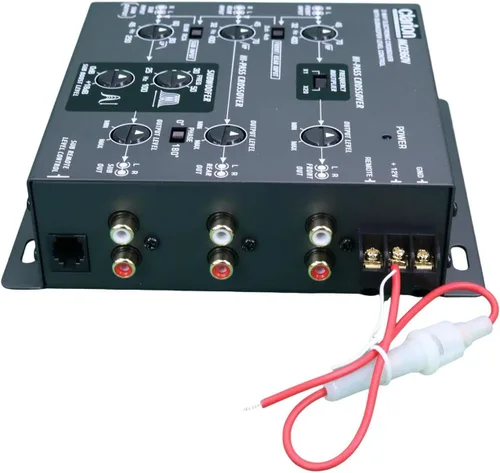 Miniatura 5 de Clarion MCD360V Entradas RCA de 3 vías y 6 canales Crossover electrónico con control remoto de nivel de subwoofer Salida de nivel ajustable