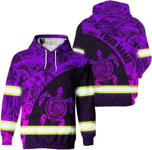 Miniatura 34 de Camisa de Alta Visibilidad con Cráneo para Hombre, Camisas Reflectantes de Seguridad con Bandera de EE. UU., Nombre Personalizado para Ropa
