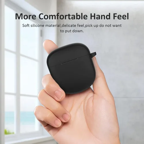 Miniatura 2 de LEFXMOPHY Funda para auriculares Bose QuietComfort II 2022/QuietComfort Ultra (2023), funda protectora de silicona (negro)