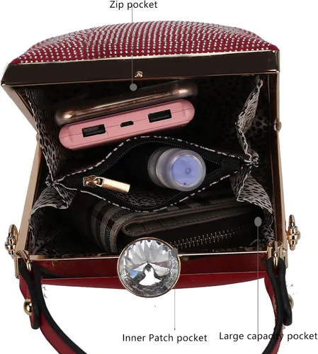 Miniatura 5 de MKF Collection Cartera de mano para mujer, bolso pequeño