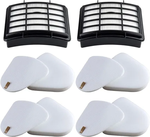 2 filtros HEPA + 4 filtros de espuma y fieltro compatibles con Shark Navigator Lift-Away Deluex NV350, NV351, NV352, NV355, NV356E, NV357, NV360,