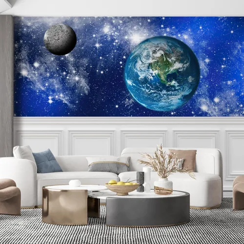 SIGNFORD Mural de Pared Galaxia Papel Tapiz Removible Adhesivo de Pared para Dormitorio Sala de Estar - 66x96 pulgadas