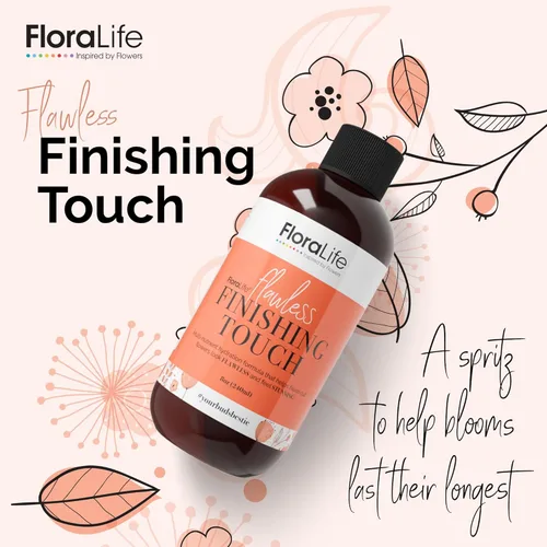 Miniatura 2 de FloraLife Finishing Touch - Spray de fórmula hidratante multinutriente para flores recién cortadas - 8 oz