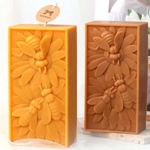 Miniatura 5 de Molde de silicona para velas de abejorros de abejorros, para jabón, cera de soja, resina epoxi, manualidades, boda, fiesta, cena, decoración