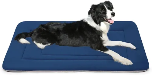 Miniatura 21 de Cama para perro, alfombrilla suave para cama de perro, 36 pulgadas, parte inferior antideslizante, lavable para perros medianos y grandes, colchón