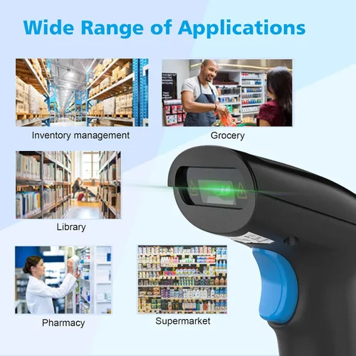 Miniatura 5 de REALINN Escáner de código de barras USB 2D QR con cable, lector de código de mano automático a prueba de polvo, impermeable, a prueba de golpes