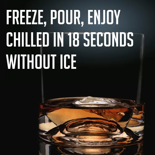 Miniatura 7 de LIITON Mont Blanc - Juego de regalo de 2 vasos de whisky de cristal pesado, vaso de bourbon grueso congelable de 1 libra cada uno, regalos de whisky