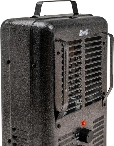 Miniatura 7 de EZ-HEAT Calentador de espacio portátil de 1,500 vatios estilo lechería con termostato ajustable, protección contra sobrecalentamiento y interruptor
