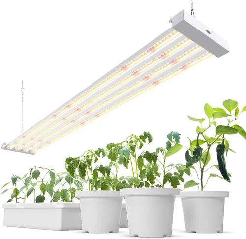 Miniatura 20 de Barrina TX-L63 - Luces de cultivo de 3 pies para plantas de interior, 252 W (4 x 63 W), 4 paneles LED de cobertura más amplia, espectro completo