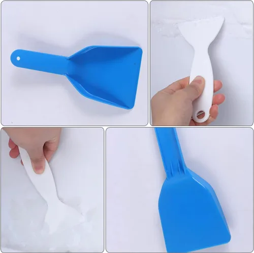 Miniatura 7 de INOOMP Gadgets domésticos Gadgets domésticos Gadgets domésticos 3 unids plástico frigorífico congelador raspador de hielo de plástico Congelador