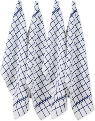 Miniatura 19 de DII Basic Terry Collection - Juego de paños de cocina con ventana, 16 x 26 pulgadas, rojo granero, 4