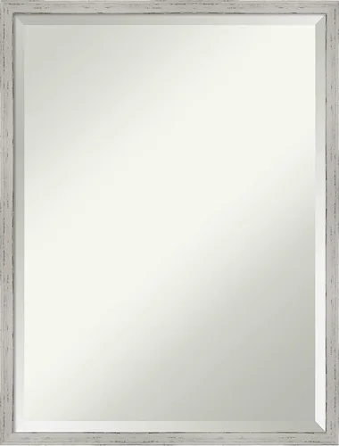 Miniatura 52 de Amanti Art Espejo de pared, espejo de marco de madera blanca lavada para decoración de pared o uso como espejo de baño para sobre el fregadero