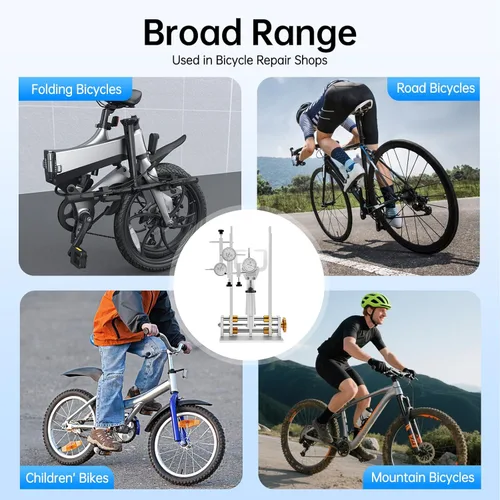 Miniatura 6 de Soporte de rodamiento Truing para reparación de bicicletas, reparación profesional de ruedas de bicicleta, soporte de rodamiento de plástico, kit