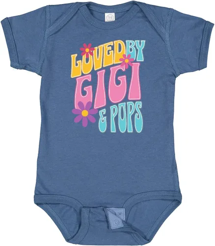 Miniatura 4 de inktastic Gigi and Pops Love Me - Body de bebé para nieta