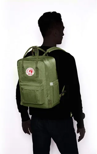 Miniatura 7 de KALIDI Mochila casual para laptop de 15 pulgadas, mochila clásica para campamento, viajes, exteriores, cuadrada, mochila para universidad, Verde