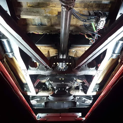 Miniatura 4 de Luces para Elevador de 4 Postes Tira LED Súper Brillante con Imanes de Neodimio (LEDs Blancos, Elevadores de 13')