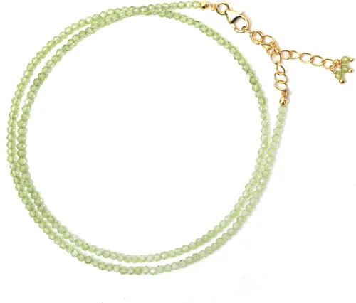 Miniatura 9 de Gargantilla con cuentas naturales, cuentas facetadas, collar de piedra natal, cristal curativo de energía, regalo para ella, joyería de plata de ley