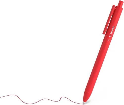 Miniatura 3 de TRU RED Bolígrafos de gel retráctiles, punta fina de 0.020 in, colores de tinta surtidos, paquete de 24 bolígrafos de secado rápido para una