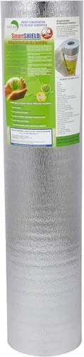 Miniatura 2 de INSULATION MARKETPLACE SmartSHIELD - Rollo de aislamiento reflectante de 1/8 pulgadas, 48 x 10 pies, barrera radiante con núcleo de espuma, escudo