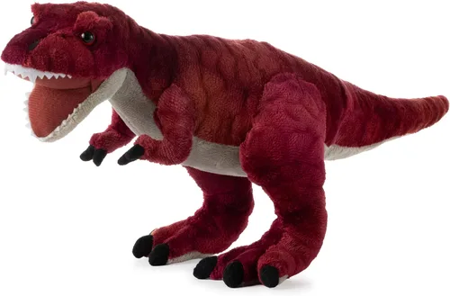 The Petting Zoo Peluche de dinosaurio T-Rex, regalo para niños, animales de dinosaurio, juguete de peluche de dinosaurio T-Rex rojo de 15 pulgadas