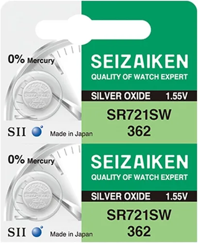 Miniatura 24 de 321 SR616SW - 10 pilas para reloj de óxido de plata sin mercurio, 1,55 V, fabricadas en Japón por Seiko
