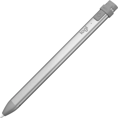 Logitech Lápiz digital Crayon para todos los iPads (versiones 2018 y posteriores) con tecnología Apple Pencil, diseño anti-rodamiento y punta