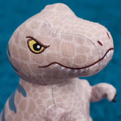 Miniatura 2 de JURASSIC WORLD Rebirth - Peluche pequeño T. rex de 7 pulgadas de alto, a partir de 3 años