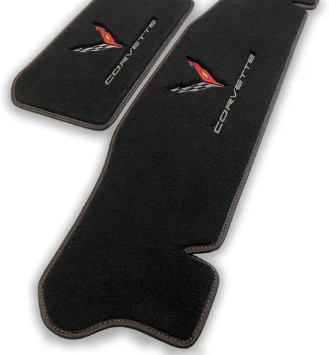 Miniatura 21 de Lloyd Mats Tapetes alfombrados a medida para el suelo del automóvil de lujo prémium para Corvette C8 2020-ON Coupé y convertible