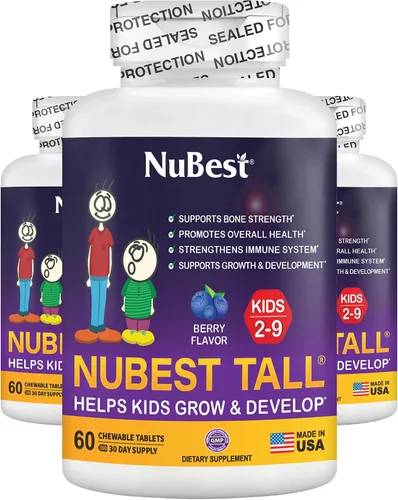 Miniatura 5 de NuBest Tall Kids - Ayuda a los niños a crecer y desarrollarse saludablemente - Apoyo a la inmunidad y la fuerza ósea - Multivitaminas y minerales