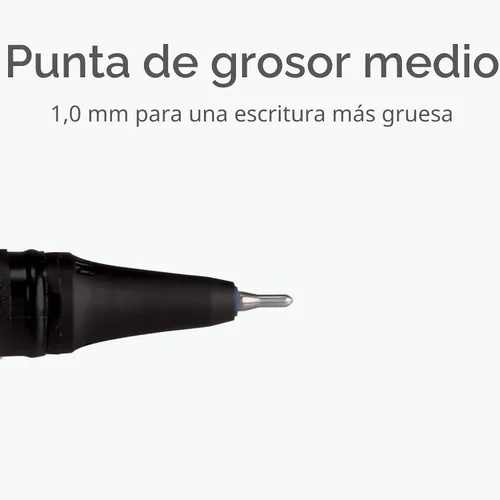 Miniatura 5 de Pentonic Bolígrafos de Gel con Purpurina, 10 unidades, 10 colores surtidos, punta gruesa de 1.0 mm, escritura suave para journaling, toma de notas