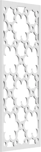 Miniatura 5 de Ekena Millwork WALW14X35X0250STGRO Southgate - Paneles de pared decorativos de madera con calado, 13 3/8 pulgadas de ancho x 34 3/8 pulgadas de rojo
