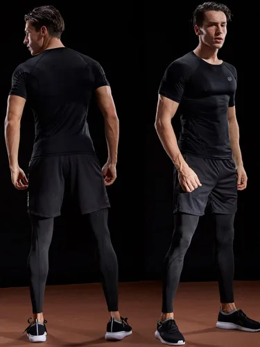 Miniatura 4 de NELEUS Camisetas de compresión para hombre