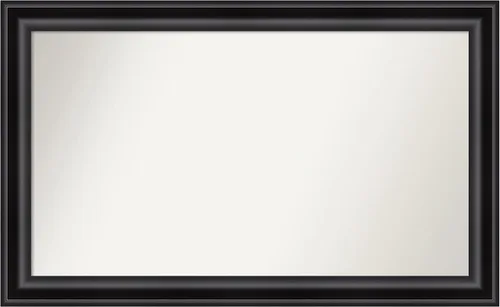 Miniatura 270 de Amanti Art Espejo personalizado, espejo de baño negro puente, espejo de pared o espejo de tocador de baño sobre el fregadero (26 x 26 pulgadas)