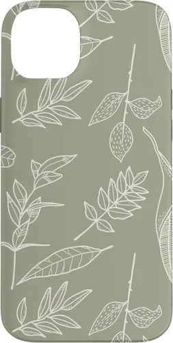 Miniatura 15 de Funda verde salvia para iPhone 13 Pro Max con diseño de hojas botánicas
