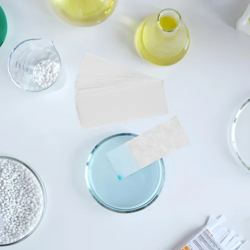 Miniatura 7 de TEHAUX 500 tiras de papel de cromatografía, separación de pigmentos nítidos de 3 x 1 pulgada para experimentos científicos, aula, laboratorio