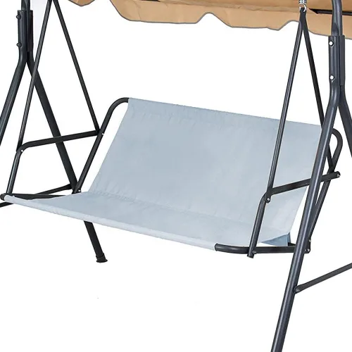 Funda de repuesto para asiento de columpio, tela Oxford 600D, impermeable, 2/3 asientos, fundas de repuesto para asientos de columpio de patio para