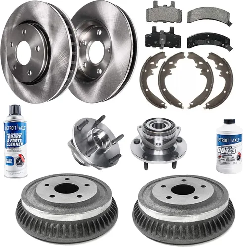 Miniatura 63 de Detroit Axle - Rotores de freno para Ford Mustang 2015 2016 2017 2018 2019 2020 2021 2022 2023 Rotores de freno de disco 2016 2017 2018 2019