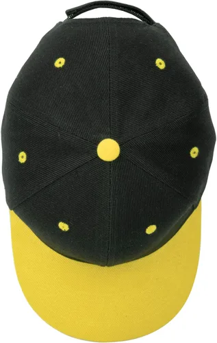 Miniatura 81 de Gorras de béisbol con correa trasera ajustable, lisas, negras, 12