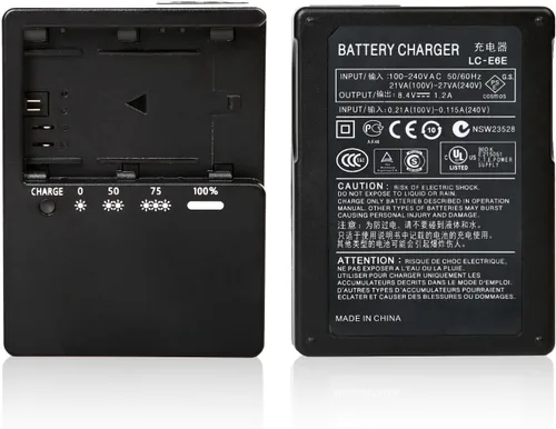 Miniatura 4 de Cargador LP-E6 para LC-E6 LC-E6E LC-E6N LP-E6NH Batería Compatible con Canon EOS R5 R6 6D 7D 5D 5DS 5DS R 60D 60DA 70D 80D 5D Mark III 90D Mark II