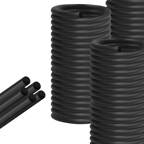 ToLanbbt EPDM - Varilla de respaldo de 1/4 pulgadas x 100 pies, sello de goma para calafateo redondo para juntas de expansión de hormigón, grietas