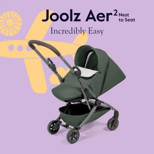 Miniatura 2 de Joolz AER2 - Accesorio de nido a asiento para uso de recién nacido a niño pequeño (hasta 33 libras) - Asiento ligero y compacto orientado a