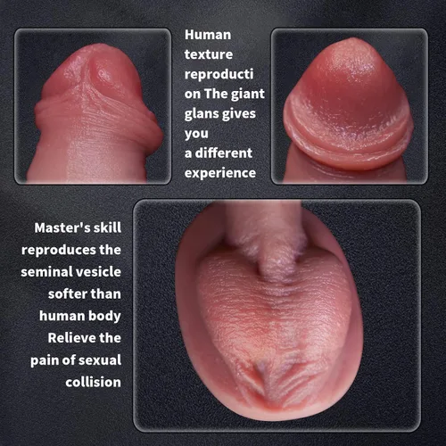 Miniatura 3 de Consolador pequeño para principiantes, Reproduction consolador real hecho a mano, juguete sexual para adultos de pene realista y realista.